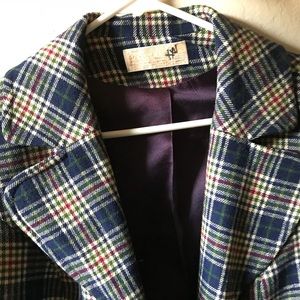 Vintage Original Pendleton ladies plaid jacket